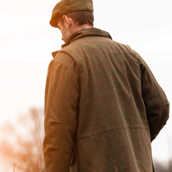 Alan Paine Mens Combrook Tweed Flat Cap COMGCAP - Sage